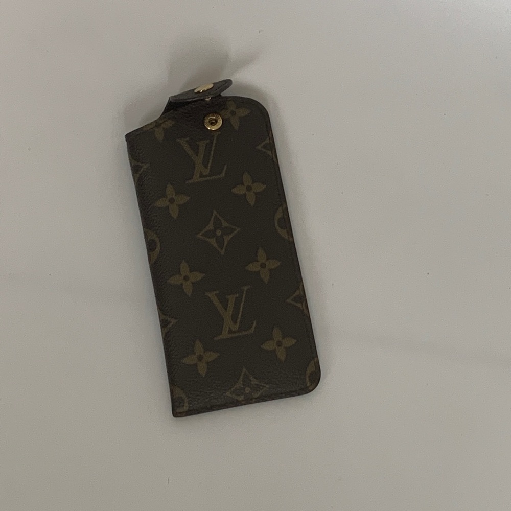 Louis Vuitton glasses case.
